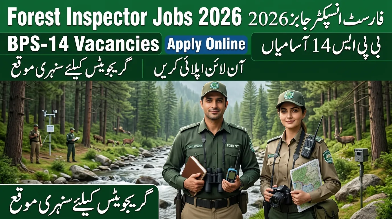 Forest Inspector Jobs 2026 Online Apply
