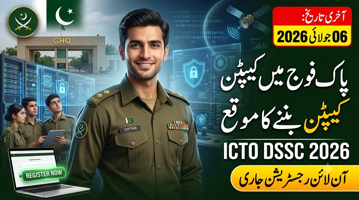 Join Pakistan Army as Captain 2026