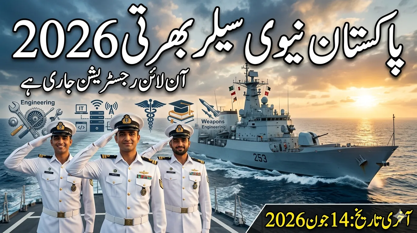 Pakistan Navy Sailor Jobs 2026 Online Apply