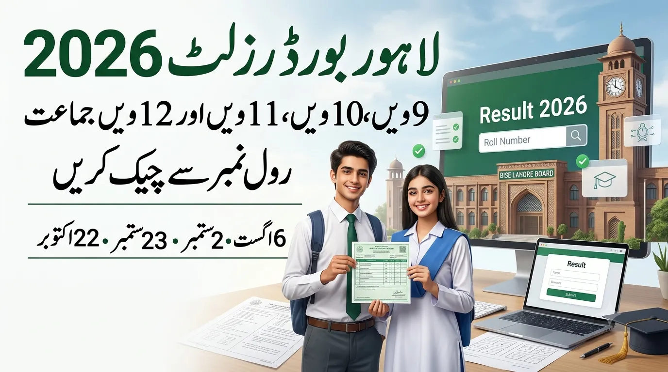 BISE Lahore Result 2026 by Roll Number
