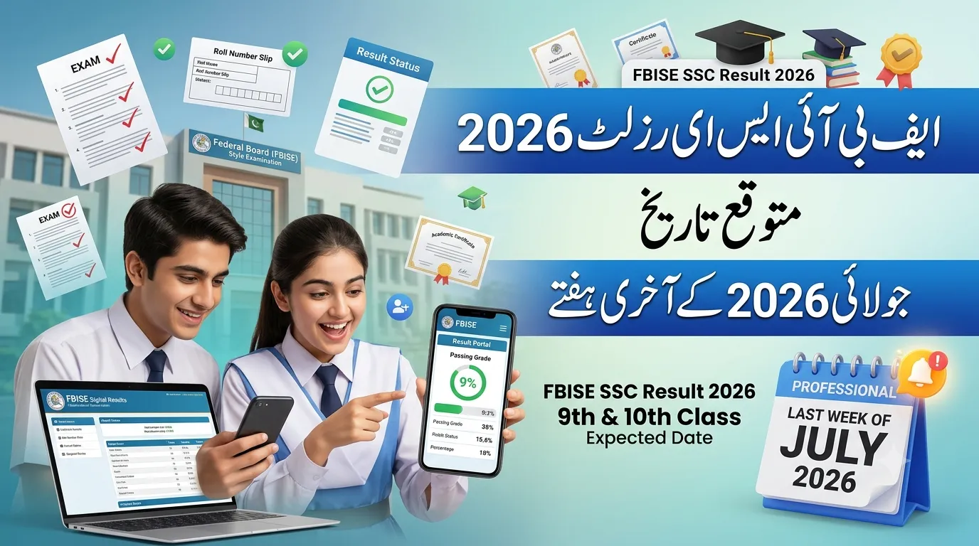 FBISE Result 2026 Date Announced? Federal Board 9th & 10th Class Expected Schedule