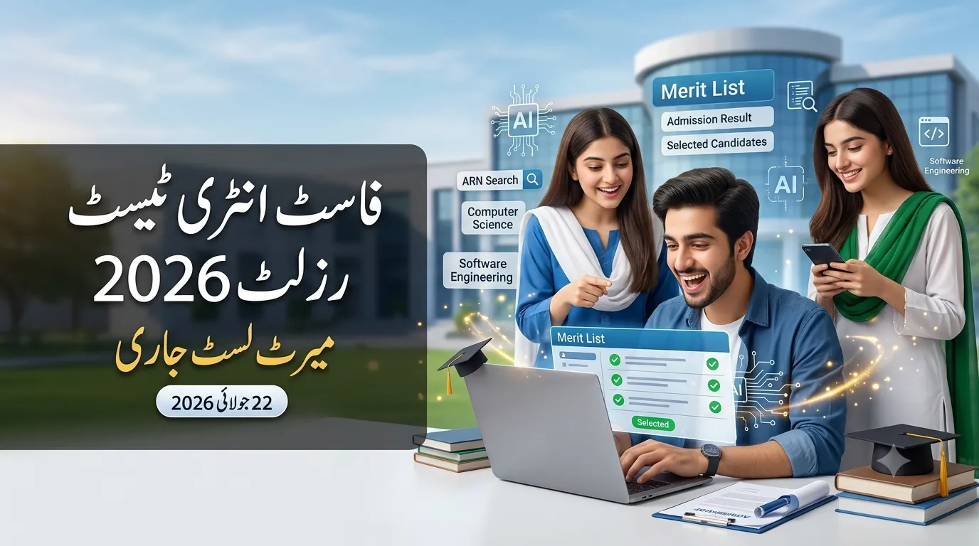 FAST Entry Test Result 2026 Merit List Announced