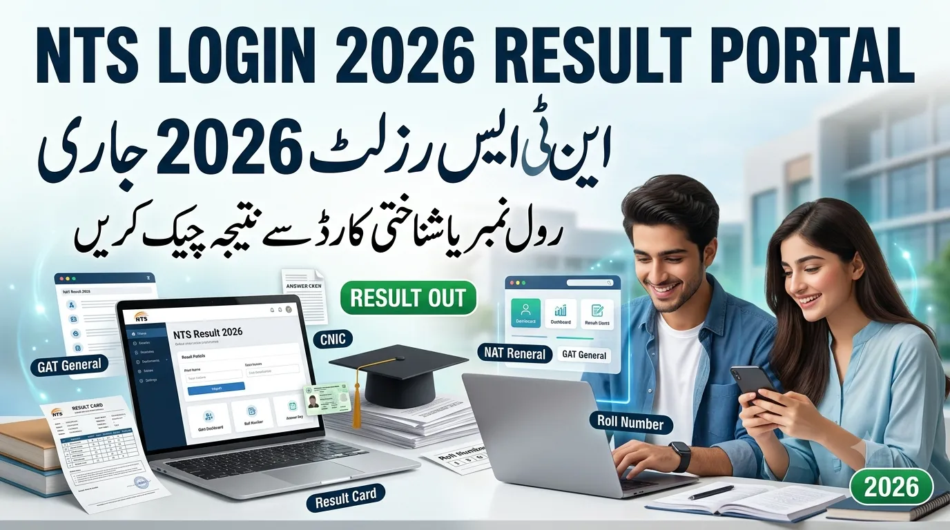 NTS Login 2026 Result Portal – Check NAT, GAT & Recruitment Test Results by CNIC or Roll Number