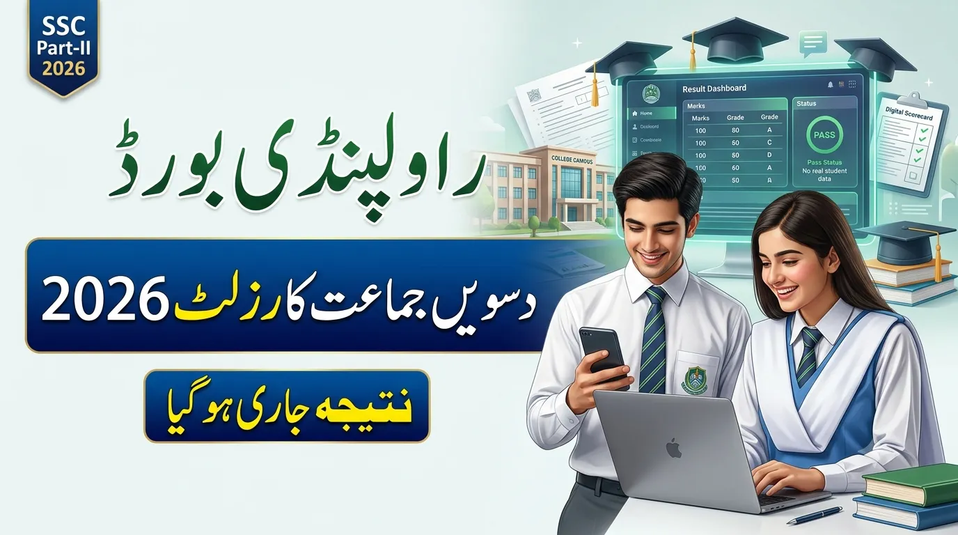 BISE Rawalpindi Result 2026 Announced – Check 10th Class Result by Roll Number, SMS & Gazette PDF