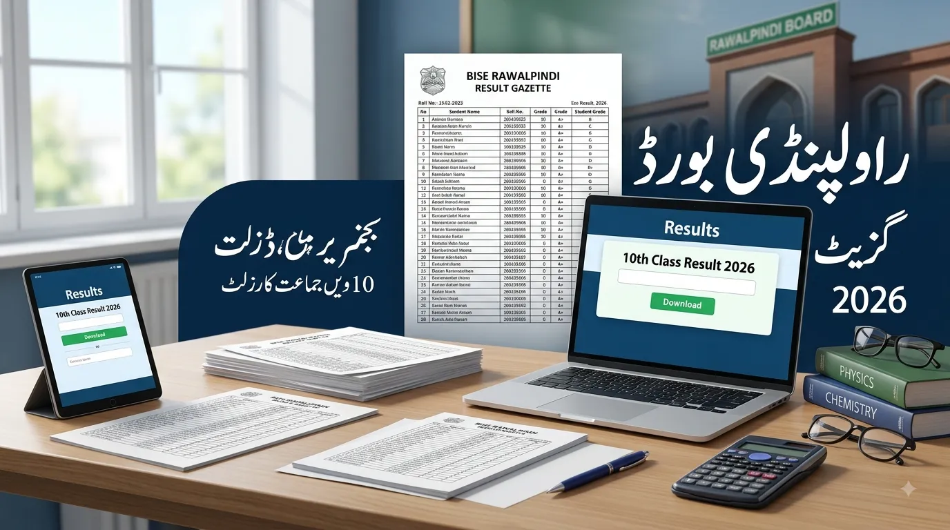 BISE Rawalpindi Gazette Result 2026 Class 10 PDF Download
