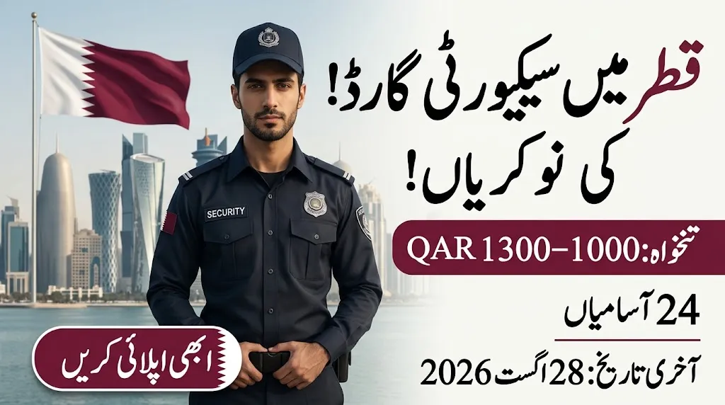 Male Security Guard Jobs in Qatar 2026