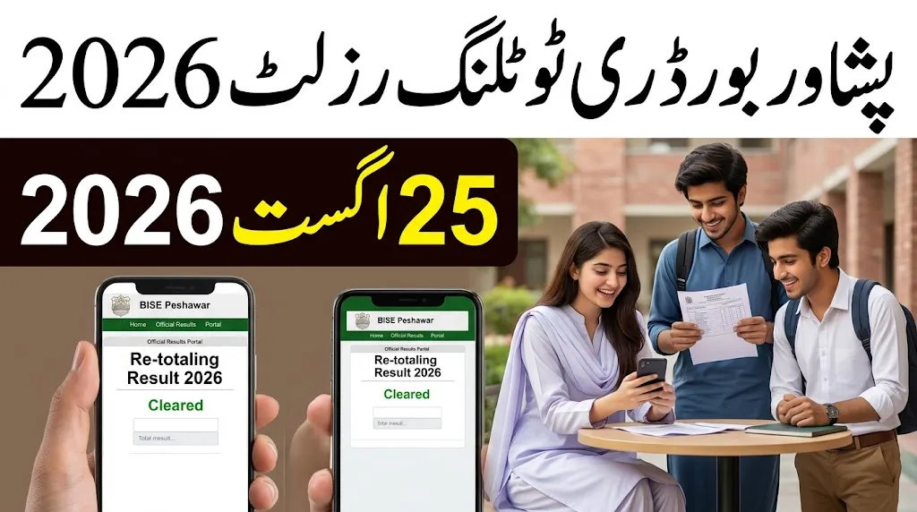 Peshawar Board Retotaling Result 2026