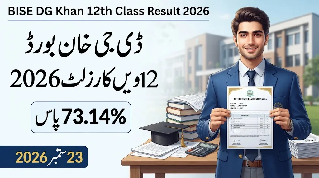 BISE DG Khan 12th Class Result 2026 Announced