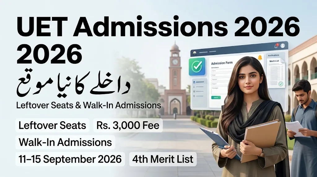 UET Admissions 2026