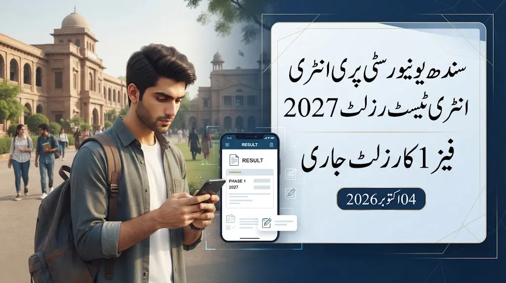 Sindh University Pre Entry Test Result 2027